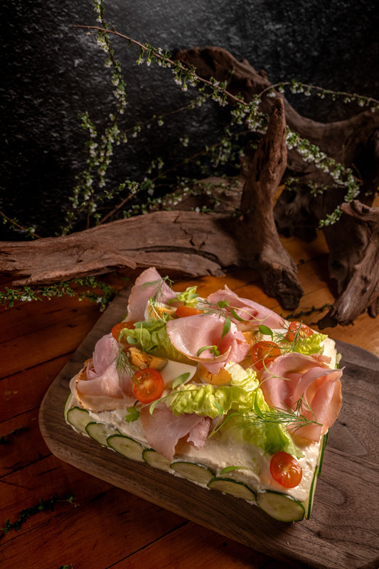 Swedish Ham Sandwich Cake