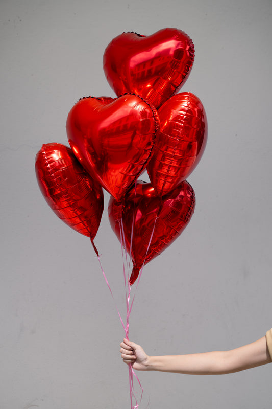 Red Heart Balloons